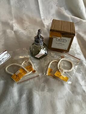 GFC Glass Alcohol Lamp 14.287 Made in India Original Box 4 Extra Wicks
